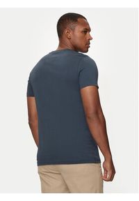 TOMMY HILFIGER - Tommy Hilfiger T-Shirt Logo MW0MW11797 Granatowy Regular Fit. Kolor: niebieski. Materiał: bawełna #5