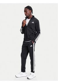 Adidas - adidas Dres Basic 3-Stripes JI8858 Czarny Regular Fit. Kolor: czarny. Materiał: syntetyk