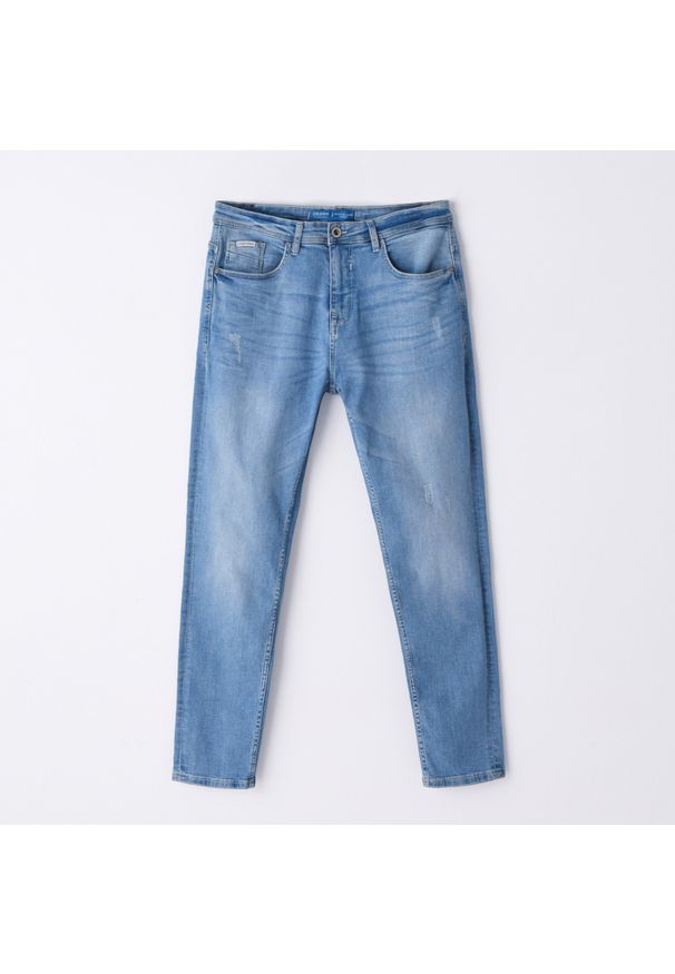 Cropp - Jeansy carrot -. Materiał: jeans