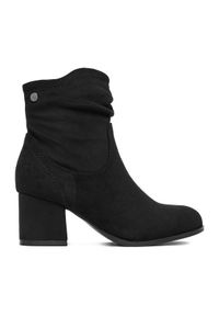 Jenny - JENNY Botki CEO-WS24340-01 Czarny. Kolor: czarny. Materiał: materiał