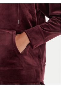 DKNY Sport Bluza DP5J9634 Bordowy Regular Fit. Kolor: czerwony. Materiał: syntetyk. Styl: sportowy #3