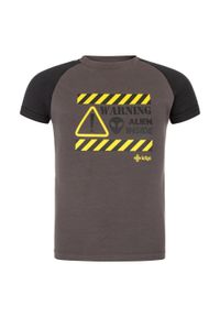 Chłopięcy T-shirt bawełniany Kilpi SALO-JB. Kolor: szary. Materiał: bawełna