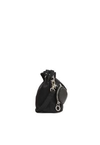 Kazar - Czarna torebka worek z portmonetką. Kolor: czarny. Styl: elegancki, sportowy, klasyczny #4