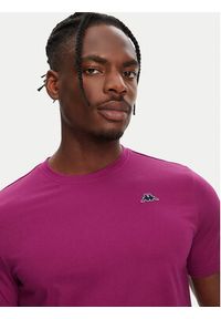 Robe di Kappa T-Shirt Luc 611187W Fioletowy Regular Fit. Kolor: fioletowy. Materiał: bawełna #4