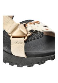 Sandały damskie Hispanitas, cholewka ze skóry naturalnej paskowa konstrukcja z regulowanym zapięciem elastyczna podeszwa zapewniająca stabilność i ko. Kolor: biały. Materiał: skóra #9