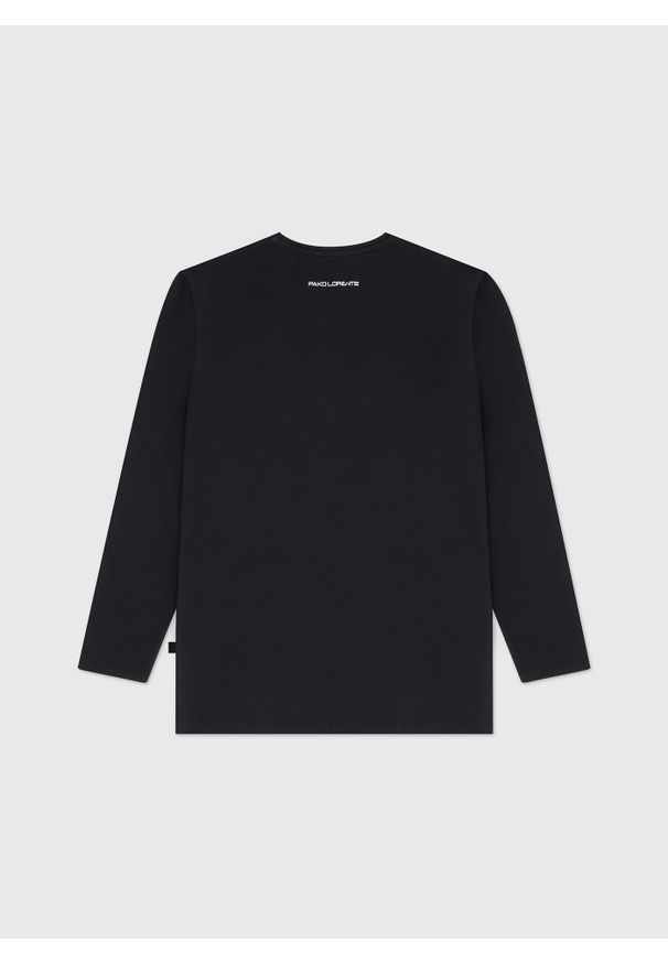 Pako Lorente - PAKO LORENTE – Longsleeve męski w kolorze czarnym. Kolor: czarny, biały, niebieski. Materiał: bawełna, elastan. Długość rękawa: długi rękaw. Długość: długie