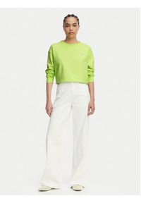 Tommy Jeans Bluza Athleisure Metallic DW0DW22996 Zielony jasny Relaxed Fit. Kolor: zielony. Materiał: bawełna #2