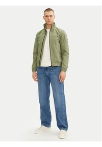 Tommy Jeans Kurtka przejściowa Essential Casual DM0DM15382 Zielony Regular Fit. Okazja: na co dzień. Kolor: zielony. Materiał: syntetyk. Styl: casual #5