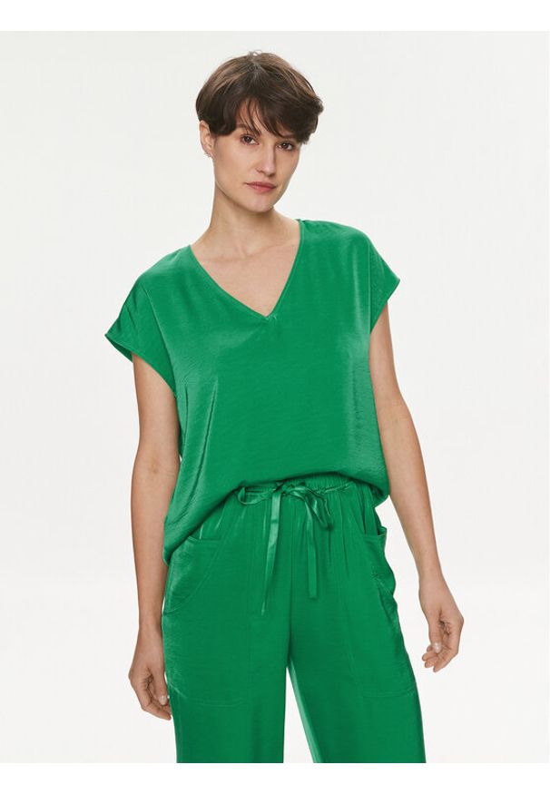 Vero Moda T-Shirt Marys Dana 10300421 Zielony Regular Fit. Kolor: zielony. Materiał: syntetyk