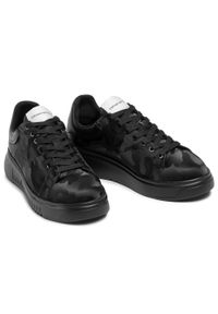 Emporio Armani - Sneakersy EMPORIO ARMANI - X4X264 XM724 K001 Black/Black. Okazja: na co dzień. Kolor: czarny. Materiał: materiał, skóra. Styl: elegancki, casual, klasyczny, sportowy #7