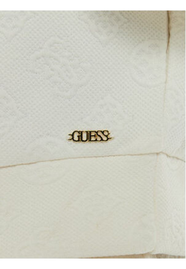 Guess Bluza V4BQ02 KCHR2 Beżowy Regular Fit. Kolor: beżowy. Materiał: syntetyk