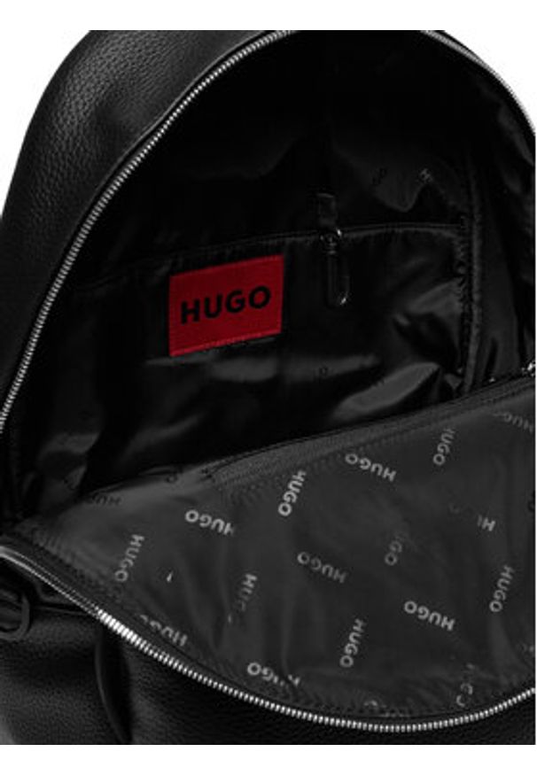 Hugo - HUGO Plecak Ethon 2 50535693 Czarny. Kolor: czarny. Materiał: skóra