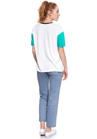 Wrangler - WRANGLER T SHIRT DAMSKI WREVOLUTION TEE WHITE W7386GH12 112131059. Wzór: nadruk #3