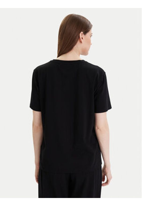 BOSS - Boss T-Shirt 50510322 Czarny Regular Fit. Kolor: czarny. Materiał: bawełna