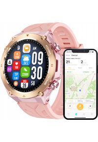 Smartwatch Wenom SMARTWATCH DAMSKI ZEGAREK FUNKCJA GPS ROZMOWY CIŚNIENIE 650mAh SMART WATCH. Rodzaj zegarka: smartwatch