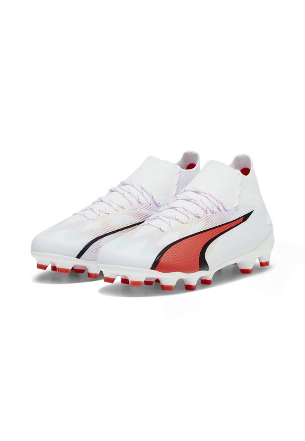 Puma - Buty piłkarskie dziecięce PUMA Ultra Pro Fg/Ag Jr. Kolor: biały, wielokolorowy, czarny, czerwony. Sport: piłka nożna