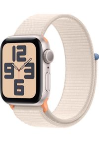 APPLE - Smartwatch Apple Watch SE 2023 GPS + Cellular 40mm Starlight Alu Sport Loop Beżowy (MRG43QP/A). Rodzaj zegarka: smartwatch. Kolor: beżowy. Styl: sportowy