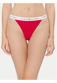 TOMMY HILFIGER - Tommy Hilfiger Komplet 3 par stringów UW0UW05757 Kolorowy. Materiał: bawełna. Wzór: kolorowy #9