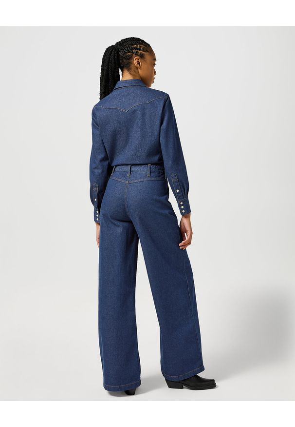 Wrangler - DAMSKI KOMBINEZON WRANGLER TROUSER COVERALL AGED BLUE 112356439