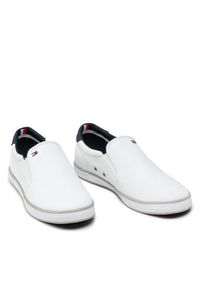 TOMMY HILFIGER - Tommy Hilfiger Tenisówki Harlow 2D FM0FM00597 Biały. Kolor: biały. Materiał: materiał
