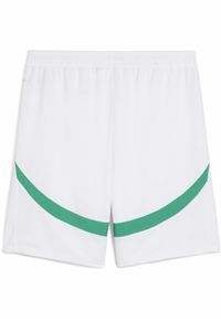 Puma - Męskie szorty Senegal 2025 PUMA White Sport Green. Kolor: biały, zielony, wielokolorowy. Wzór: aplikacja