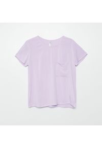 Cropp - Wiskozowa bluzka - Fioletowy. Kolor: fioletowy. Materiał: wiskoza #1