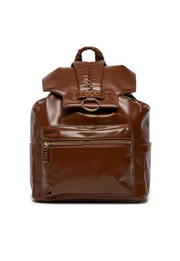 Plecak Nobo. Kolor: brązowy