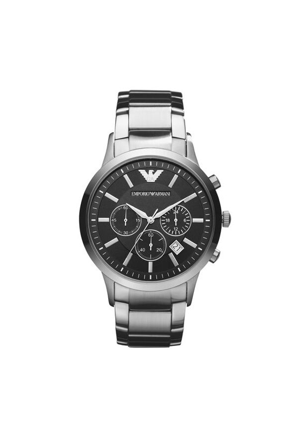 Emporio Armani Zegarek AR2434 Srebrny. Kolor: srebrny