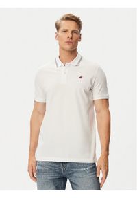 Beverly Hills Polo Club Polo P-SS26M-P450111 Biały Regular Fit. Typ kołnierza: polo. Kolor: biały. Materiał: bawełna #1