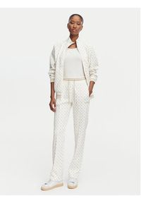 Guess Spodnie dresowe V5YB20 KB212 Kremowy Regular Fit. Kolor: kremowy. Materiał: syntetyk #5