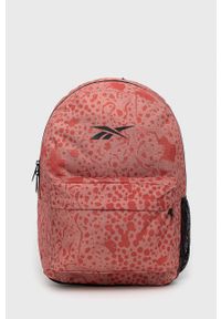 Reebok Plecak damski kolor różowy duży wzorzysty. Kolor: różowy. Materiał: materiał, poliester