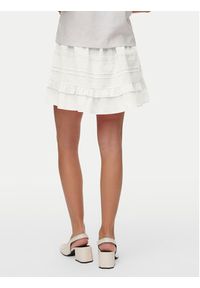 Vero Moda Spódnica mini Pretty 10325239 Biały Regular Fit. Kolor: biały. Materiał: bawełna #6