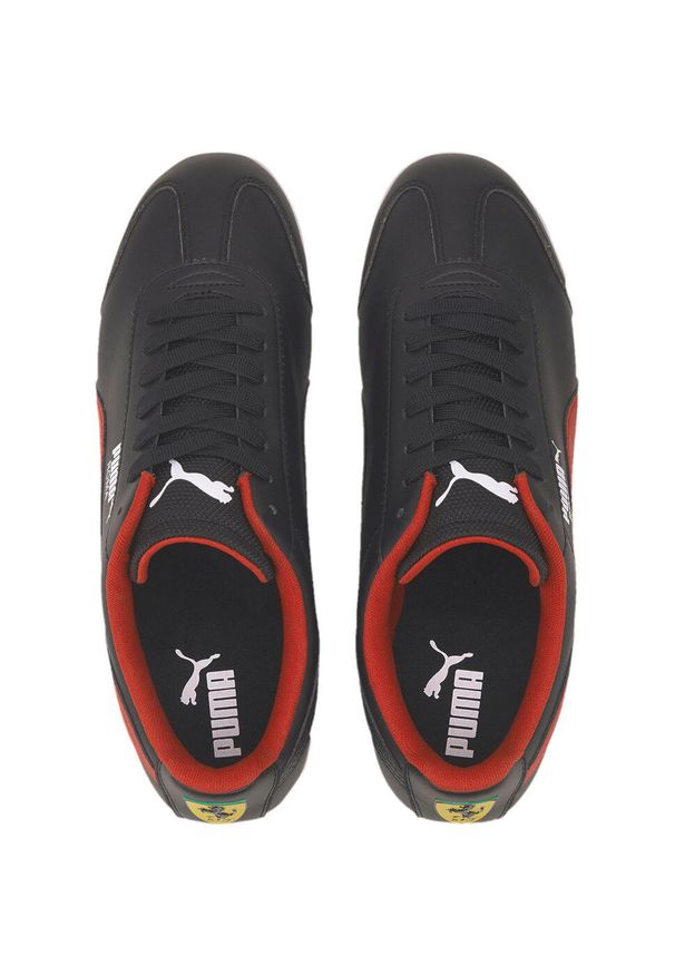 Adidasy Puma Ferrari Race Roma, Mężczyźni. Kolor: czarny. Materiał: materiał, skóra ekologiczna