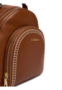 Love Moschino - LOVE MOSCHINO Plecak JC4094PP1OLI0200 Brązowy. Kolor: brązowy. Materiał: skóra #5