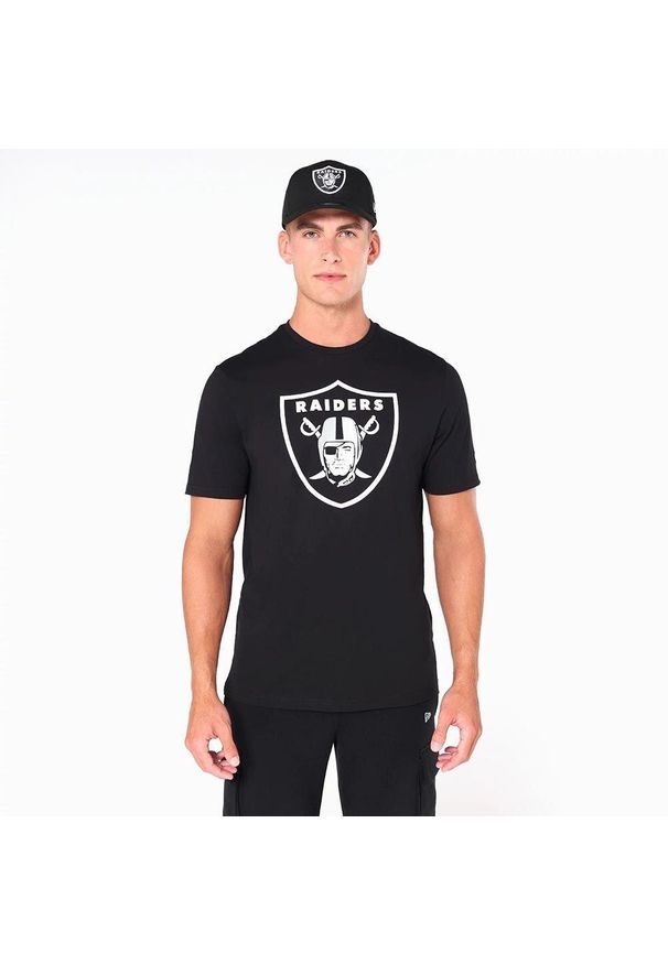 New Era - Koszulka Las Vegas Raiders. Kolor: wielokolorowy, biały, czarny