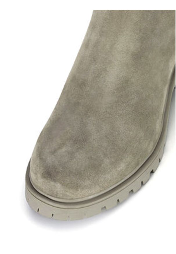 Lasocki Botki CEO-WI16-D-466-02 Beżowy. Kolor: beżowy. Materiał: zamsz, skóra