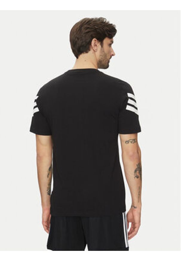 Adidas - adidas T-Shirt Future Icons 3-Stripes JD4877 Czarny Regular Fit. Kolor: czarny. Materiał: bawełna