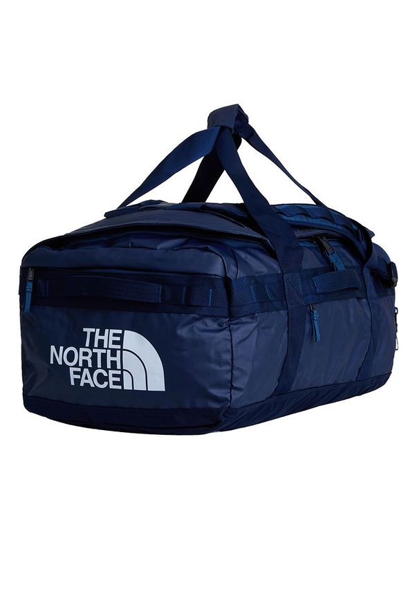 Torba The North Face Base Camp Voyager 62L 0A52S39261 - granatowa. Kolor: niebieski. Materiał: nylon. Wzór: paski