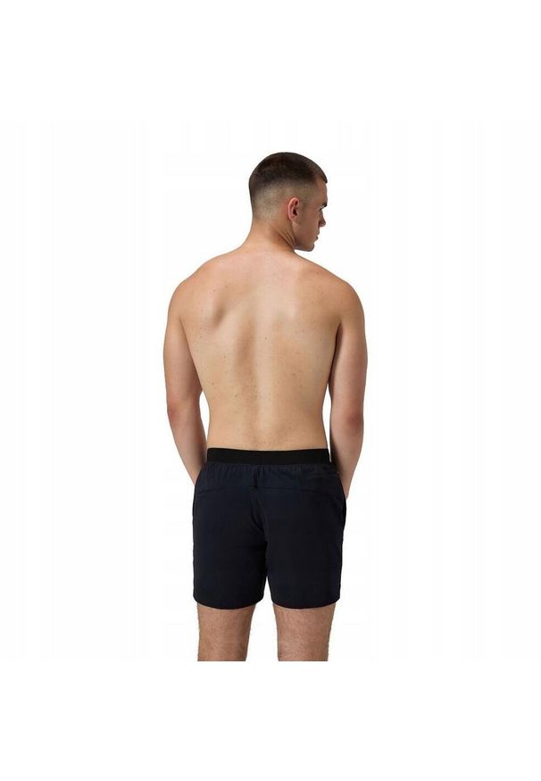 Speedo - Męskie Elastyczne Spodenki Kąpielowe Solid Endurance+. Kolor: czarny. Styl: sportowy