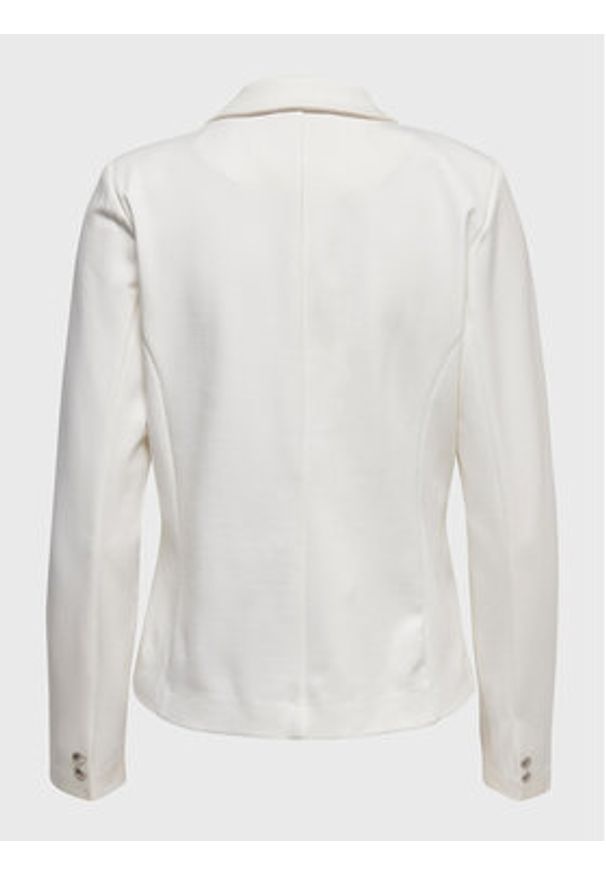 only - ONLY Marynarka 15153144 Biały Regular Fit. Kolor: biały. Materiał: syntetyk