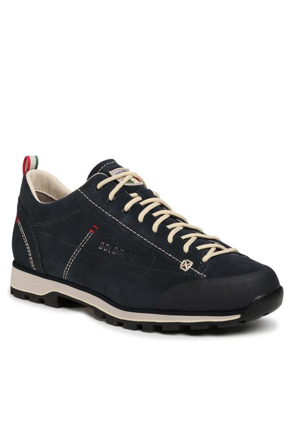 Trekkingi Dolomite Cinquantaquattro Low 247950-0172011 Blue/Cord. Kolor: niebieski. Materiał: skóra, zamsz. Sport: turystyka piesza