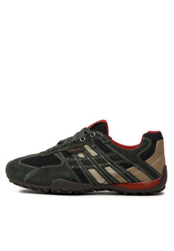 Geox Półbuty U Snake K U4207K 02214 C1300 Zielony. Kolor: zielony. Materiał: materiał