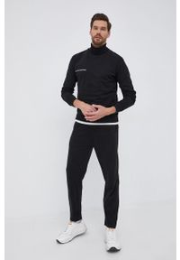 Marc O'Polo Spodnie bawełniane męskie kolor czarny gładkie. Kolor: czarny. Materiał: bawełna. Wzór: gładki #2
