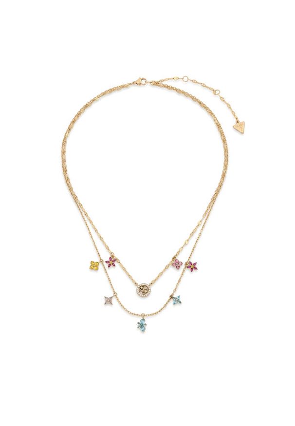 Guess Naszyjnik JUBN06 028JW Złoty. Materiał: ze stali, ze stali nierdzewnej. Kolor: złoty