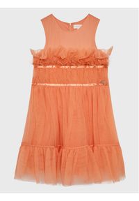 Guess Sukienka elegancka J3RK20 WEEO0 Pomarańczowy Regular Fit. Kolor: pomarańczowy. Materiał: syntetyk. Styl: elegancki #1