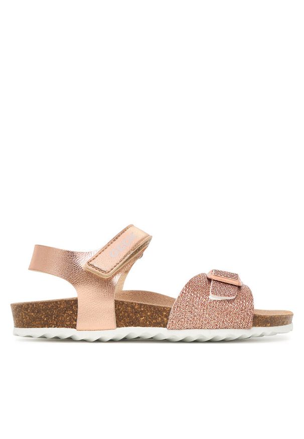 Sandały Geox. Kolor: różowy