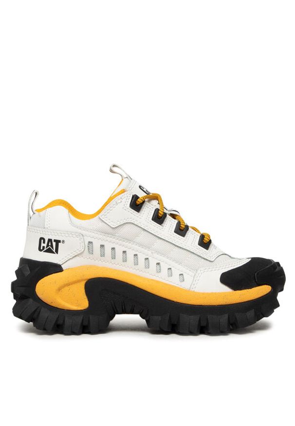 CATerpillar Sneakersy Intruder P723902 Biały. Kolor: biały. Materiał: skóra