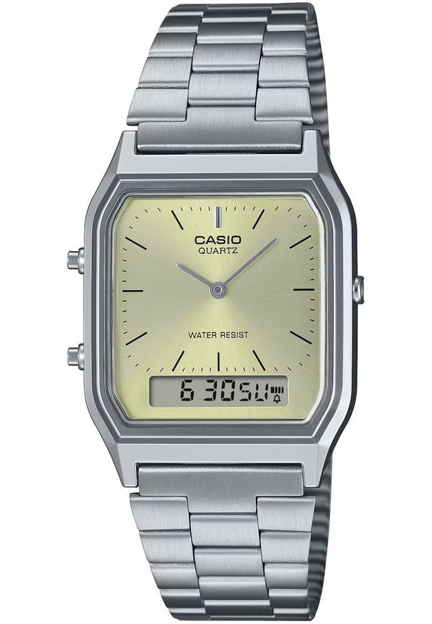 Zegarek męski Casio AQ-230A-9AMQYES srebrny. Kolor: srebrny