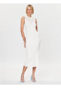 Ted Baker Sukienka dzianinowa Polyan 268203 Biały Slim Fit. Kolor: biały. Materiał: dzianina, syntetyk #1