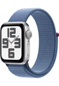 APPLE - Smartwatch Apple Apple Watch SE GPS+Cellular 40mm aluminium Srebrny | Zimowy Błękit opaska sportowa. Rodzaj zegarka: smartwatch. Kolor: srebrny. Styl: sportowy